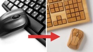 clavier de souris pc ordinateur alternatives au plastique