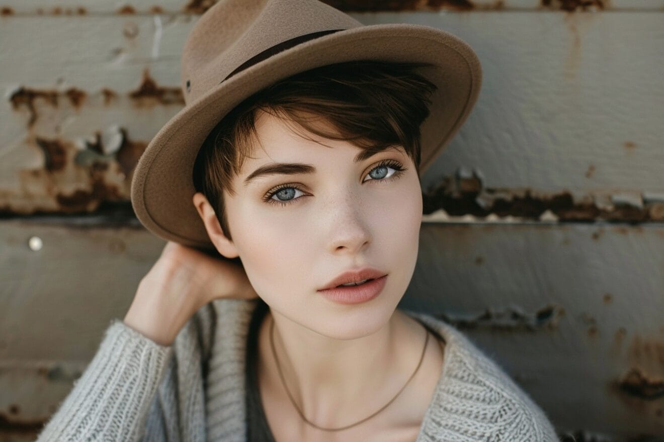 Chapeaux pour femmes aux cheveux courts : conseils et astuces
