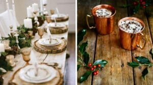 décoration de table fête réveillon idées diy