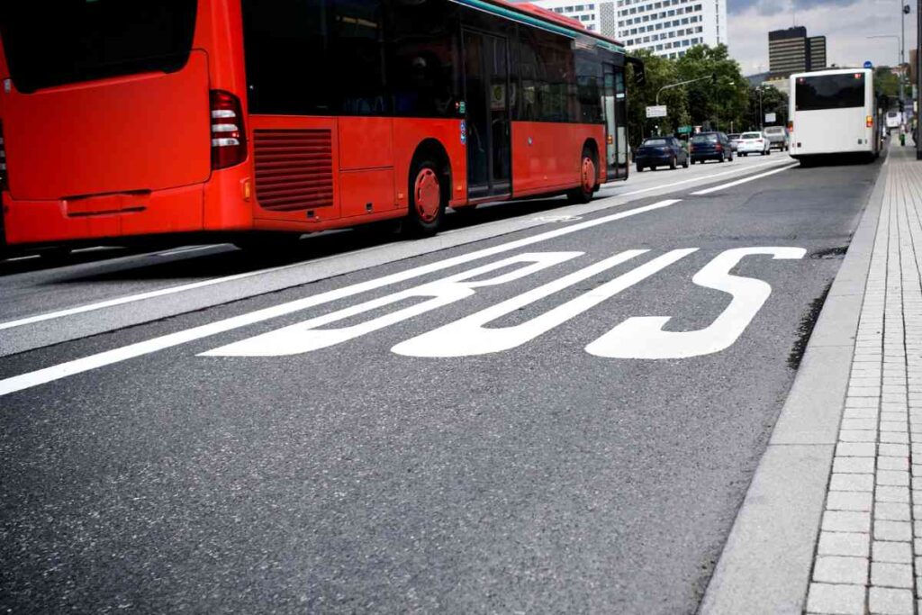 amende pour circulation sur voie de bus