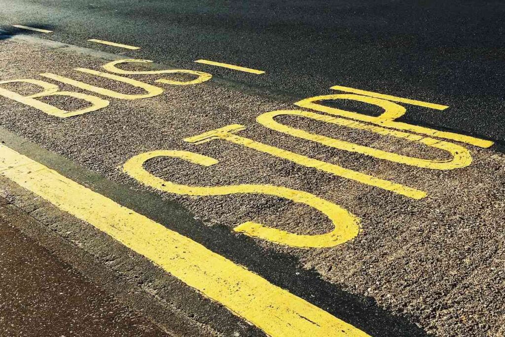 amende stationnement voie de bus 