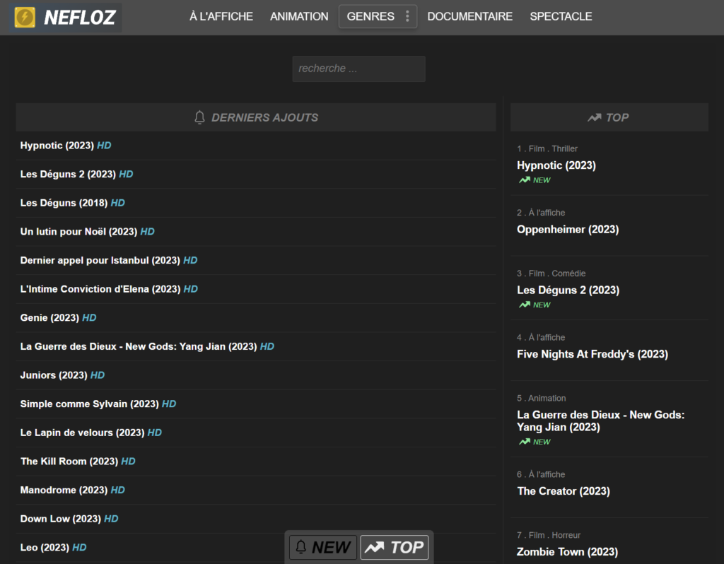 adresse actuelle de Nefloz