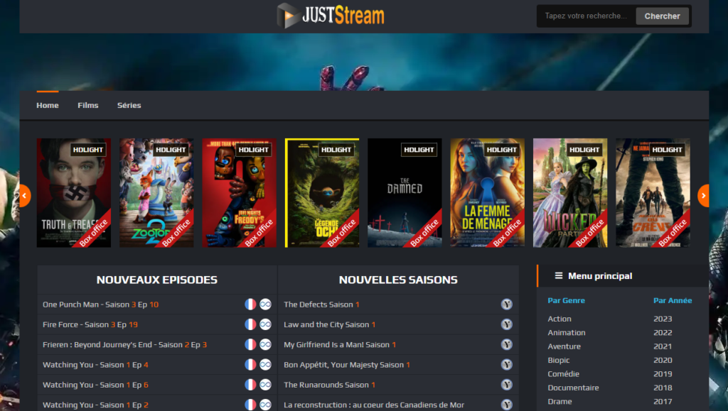 adresse JustStream
