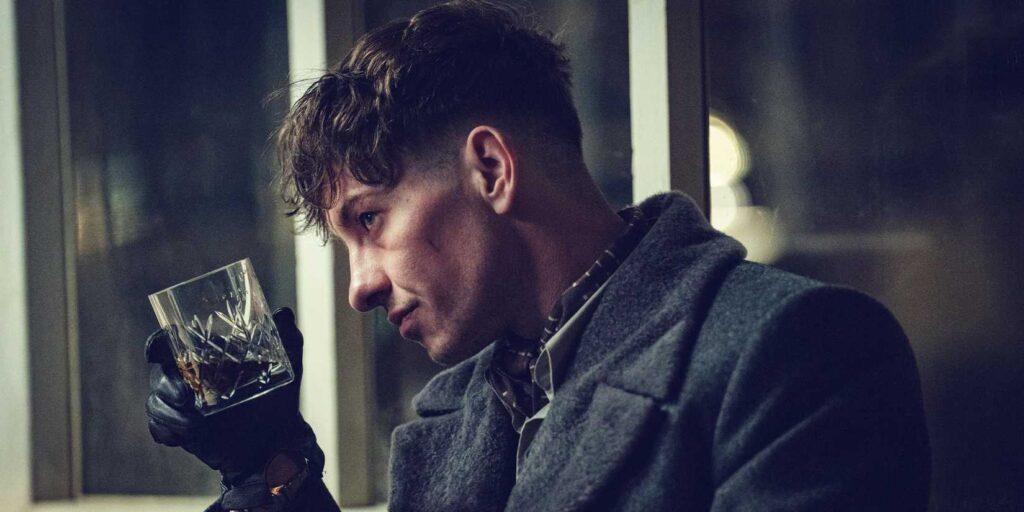 Barry Keoghan dans le rôle de Duke Shelby fils de Tommy dans Peaky Blinders The Immortal Man