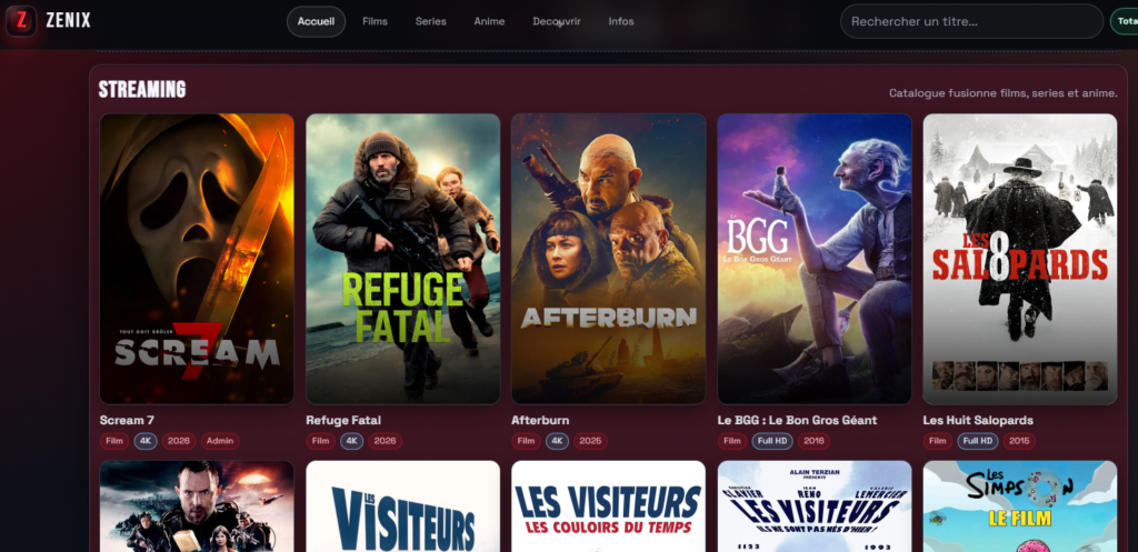 Zenix Streaming avis