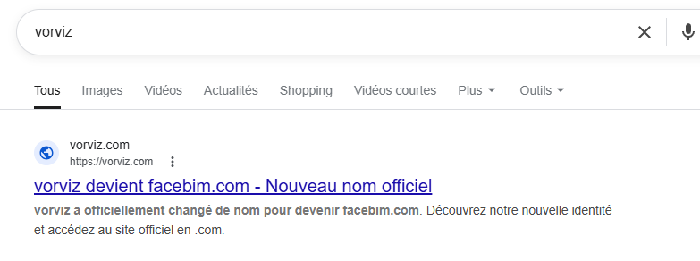 Vorviz devient facebim