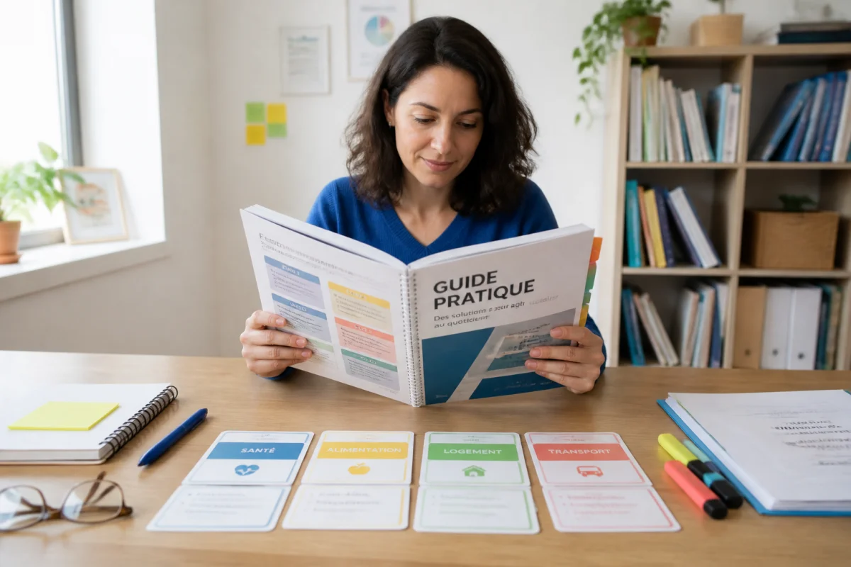 Hadlemans, guide pratique et ressources colorées organisées pour faciliter les choix quotidiens à domicile